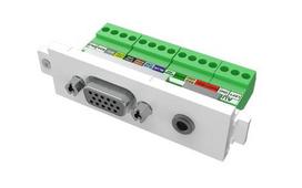 Vision TC3 VGA 3.5MM socket-outlet VGA + 3.5 mm White