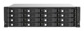 QNAP TL-1620Sep-RP HDD enclosure, Black, Grey, 2.5/3.5