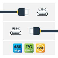 StarTech.com USB-C to USB-C Cable with 5A PD - M/M - White - 2 m (6 ft.) - USB 2.0 - USB-IF Certified