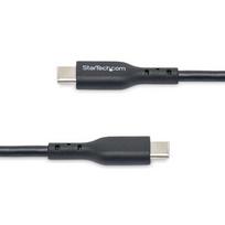 StarTech.com 6.6ft (2m) USB-C Charging Cable, Charge  AND  Sync, 60W (3A) PD, USB 2.0 Laptop Charger Cable - Black USB C Charging Cord
