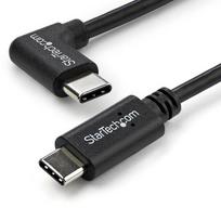 StarTech.com 3ft (1m) USB-C Charging Cable, Right-Angled, Charge  AND  Sync, 60W (3A) PD, USB 2.0 Laptop Charger Cable - USB C Charging Cord