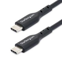StarTech.com 13ft (4m) USB-C Charging Cable, Charge  AND  Sync, 60W (3A) PD, USB 2.0 Laptop Charger Cable, TPE Jacket - Black USB C Charging Cord