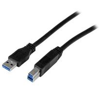 StarTech.com 2 meters (6 feet) Certified SuperSpeed USB 3.0 A to B Cable - Male/Male