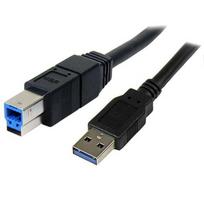 StarTech.com 3m Black SuperSpeed USB 3.0 Cable A to B - Male/Male