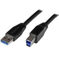 StarTech.com Active USB 3.0 USB-A to USB-B Cable - Male/Male - 5m (15ft)