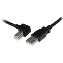 StarTech.com 2m USB 2.0 A to Left Angle B Cable - Male/Male