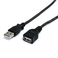 StarTech.com 10 ft Black USB 2.0 Extension Cable A to A - Male/Female