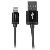 StarTech.com 1 meter (3 ft.) USB to Lightning Cable - iPhone / iPad / iPod Charger Cable - High Speed Charging Lightning to USB Cable - Apple MFi Certified - Black