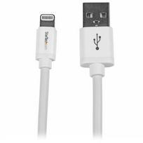 StarTech.com 2 meters (6 feet) USB to Lightning Cable - Long iPhone / iPad / iPod Charger Cable - Lightning to USB Cable - Apple MFi Certified - White