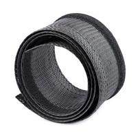 StarTech.com 10ft (3m) Cable Management Sleeve, Trimmable Heavy Duty Cable Wrap, 1.2 (3cm) Dia. Polyester Mesh Computer Cable Manager/Protector/Concealer, Black Cord Organizer/Hider