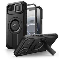 Tech-Protect Kevlar Magsafe dėklas iPhone 16e - Juodas