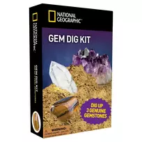 NATIONAL GEOGRAPHIC rinkinys Gemstone Dig Kit, NGGEM