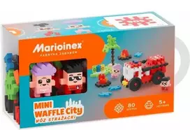 Vaflinė mini - Ugniagesių automobilis 80 elementų