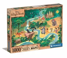 Puzzles 1000 elements Story Maps The Jungle Book
