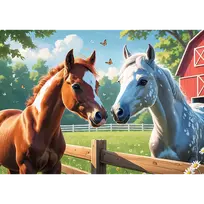 Puzzle 200 Konie na polanieTREFL