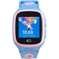 Canyon Kids Watch ZEFIR KW-49 E-SIM 4G GPS WiFi Video Music Games English learning, Pink&Blue