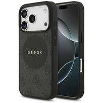 Guess 4G Circle Classic Logo MagSafe dėklas iPhone 17 Pro - juodas