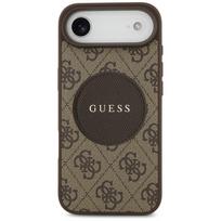 Guess 4G Circle Classic Logo MagSafe dėklas iPhone Air - rudas