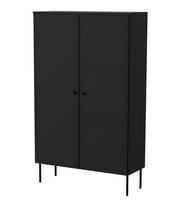 Cama vitrina PALAZZO BIS 100x39x166 matinė juoda