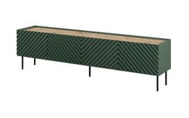 4D RTV spinta ONDA 200x40xH54.35 žalia (statoma arba montuojama ant sienos)