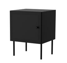 Kama naktinis staliukas 2 vnt PALAZZO BIS 45x39xH59 matinė juoda