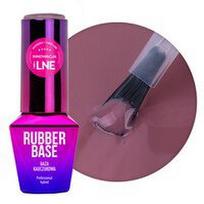 Bazinis sluoksnis manikiūrui MollyLac Boom Blush Rubber Base 2w1, 10 g