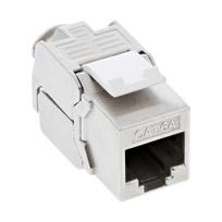 InLine Keystone RJ45 Buchse / LSA Einsatz - SNAP-In - Cat.6a - schmale Bauform