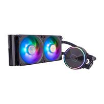 Cooler Master MasterLiquid PL240 FLUX - Prozessor-Flüssigkeitskühlsystem - Kühlergröße: 240 mm - (für: LGA1156, AM2, AM2+, AM3, LGA1155, AM3+, LGA2011, FM1, FM2, LGA1150, FM2+, LGA2011-3, LGA1151, AM4, LGA2066, TR4, LGA1200, LGA1700)