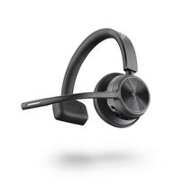 HP Poly Poly Voyager 4300 UC Series 4310 - Für Microsoft Teams - Headset - On-Ear - Bluetooth - kabellos - USB-A - Zertifiziert für Microsoft Teams (218470-02)