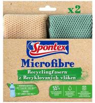 Mikropluošto šluostės Spontex, įvairių spalvų, 2 vnt.