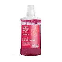 NATURA SIBERICA PLAQUE CONTROL & FRESH BREATH burnos skalavimo skystis, 520 ml