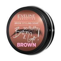 EVELINE BROW & GO BROWN antakių formavimo muilas, 25 g