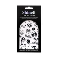 SHINEB 1 DAY DRY laikinosios kūno tatuiruotės - lipdukai