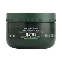 THE BODY SHOP TEA TREE PURIFYING & BALANCING plaukų ir galvos odos šveitiklis, 240 ml