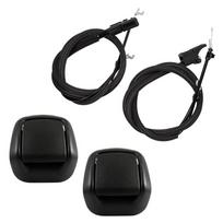 Kairės+Dešinės pusės priekinės sėdynės atlenkimo rankenėlė ir troselis Ford Fiesta MK5 MK6 3 durų Fusion 1441167