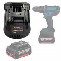 Rosfix Adapter Akumuliatoriaus Bosch 18V į Makita 18V – Suderinamumas su Makita Įrankiais | Tvirta Konstrukcija | Lengvas Montažas
