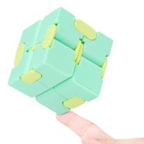 Infinity Cube Fidget sensorinis žaislas mini galvosūkis kubas, stresą mažinantis stebuklingas galvosūkis apverčiamas žaislas ADHD autistiškiems vaikams suaugusiems