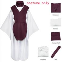 Anime Choso Cosplay Kostiumas Su Liemene Kaklo Šaliku Diržu Baltomis Elastingomis Kelnėmis Helovino Choso Kimono Apranga Comic Con XS