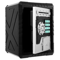 Elektroninė taupyklė su slaptažodžiu, didelės talpos bankomato tipo taupyklė, automatinis popierinių pinigų vyniojimo taupymo dėžutė vaikams, paaugliams, suaugusiems juoda