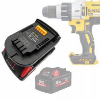 Rosfix Adapteris Milwaukee 18V akumuliatoriui į Dewalt 18V – Suderinamumas su Dewalt 18V įrankiais | Tvirta konstrukcija | Lengvas montavimas