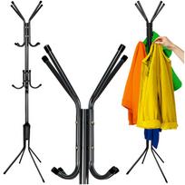 Pastatoma drabužių kabykla, juoda RUHHY 26362, 170 cm