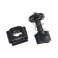 2x Galinio Buferio Vilkimo Kablio Apdailos Detalių Montavimo Rinkinys 2012-2020 Jeep Grand Cherokee black