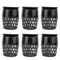 6 VNT Plastikinis Patvarus Praktiškas Snukerio Krepšys Namų Pramogoms Biliardo Kamuoliukų Laikymo Kišenė Baseino Stalo Aksesuarai 16cm / 6.3in black