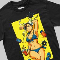 Chun-Li Street Fighter T-Shirt Anime Manga Arcade Games Sega Nintendo Gift S