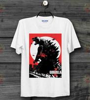 Godzilla Japanese Poster Retro CooL 50s Vintage Movie Unisex T Shirt B157 M