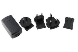 USB Power Adapter (5V, 2A), includes EU, UK, US, India plugs