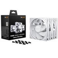 be quiet! Pure Wings 3 Fans, PWM, Reverse – 120mm, white, pack of 3