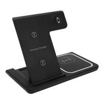 Extralink | Inductive charger | Wireless charging station 3in1 multifunctional, black