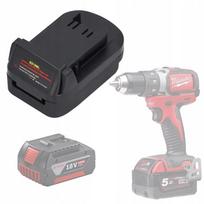 Rosfix Adapteris Bosch 18V Akumuliatoriui į Milwaukee 18V – Suderinamumas su Modeliais | USB Išėjimas 5V, 2.1A | Medžiaga ABS+PC