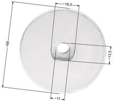Vejapjovės adapteris Castel Garden PAN504 22,2 mm